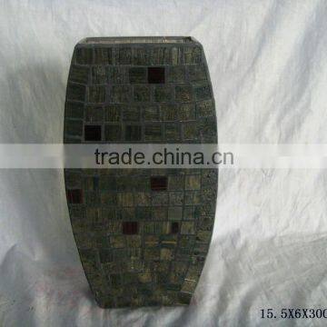 MOSAIC SQUARE GLASS VASE