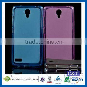 C&T Transparent TPU Rubber Case for Xiaomi Redmi Note Mobile Phone Housing