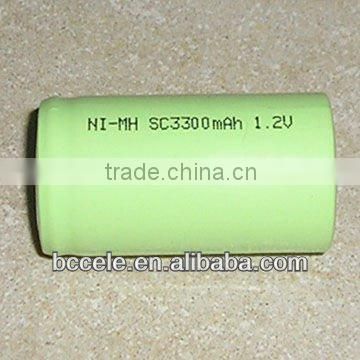 3300mah rechargeable battery nimh sc 1.2v