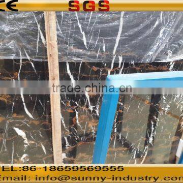 Black marble stone