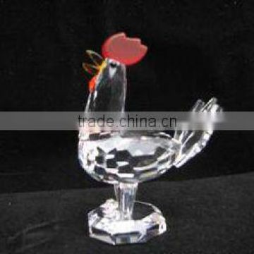 Vivid Crystal Rooster For Gifts & Home Decoration