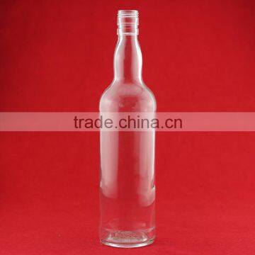 New design bulk rum glass bottle 700ml glass bottles