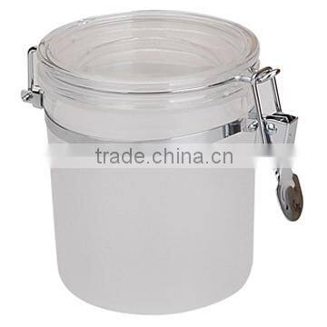 Plastic Food Round Airtight Canister