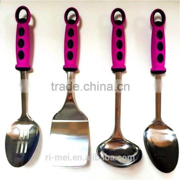 Good quality personalized solid spatula with silicone handle