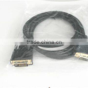 DVI24+5 Male to DVI24+5 Male cable gold plated 6ft