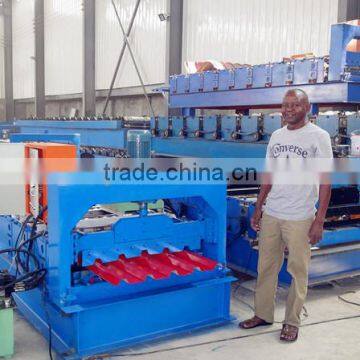 zinc galvanizing plant roofing board cold roll forming machine