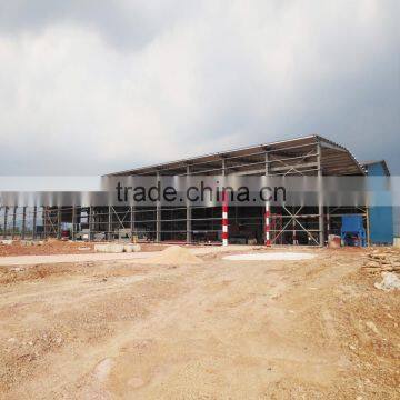 Easy erection thermal insulated steel construction panel warehouse