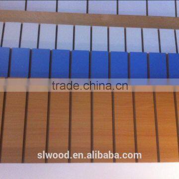 18mm slot MDF with melamine laminated