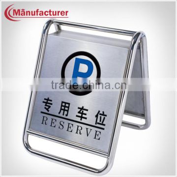 Safety Stainless Steel No Parking Sign/Warning Board