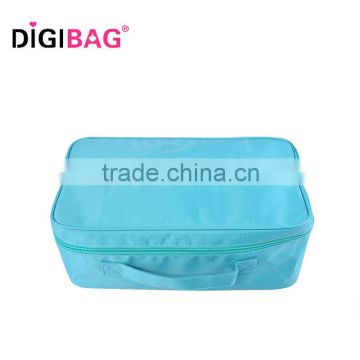 2016 wholesale nylon hanging storage bag with pockets Luggage packing clothes travel garment bag