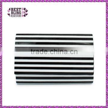 clear clutch bag plastic fahsion ladies crystal box clutches bags (C403)