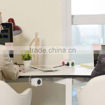 4 Outlets Powercube Adapter Extension 3m Cable With Socket UK Plug photo-3