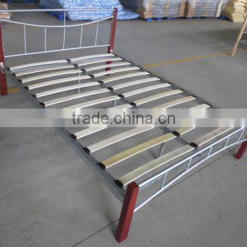 rubber wood post Hotsell New metal bed with wood post