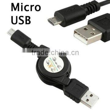 Good Quality Retractable Micro USB Cable, Retractable USB Cable