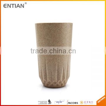 Personalized wheat straw tall plastic cups drinking cups