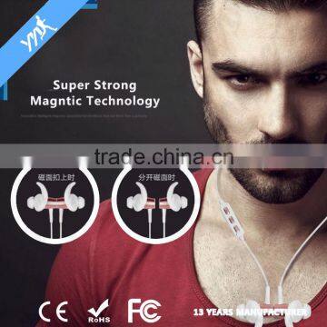 Sporty Wireless Stereo bluetooth headset with magnetic, sports Bluetooth Earphone Magnetic