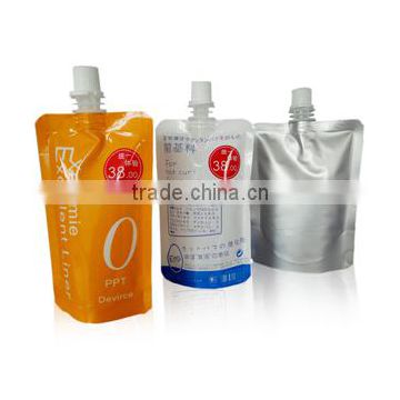 2014 new juice/ sugar plastic spout bag in foshan,China