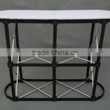 Promotional Aluminum Material Collapsible 2*2 Pop up Advertising Desk photo-2