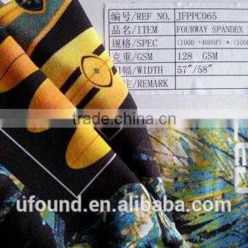 fourway spandex 100d+40dsp polyester fabric