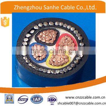 0.6/1Kv copper conductor XLPE /PVC nsulation swa armoured POWER cable