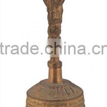 antique brass tibetan bell A3-230 for churches/temples (A641)