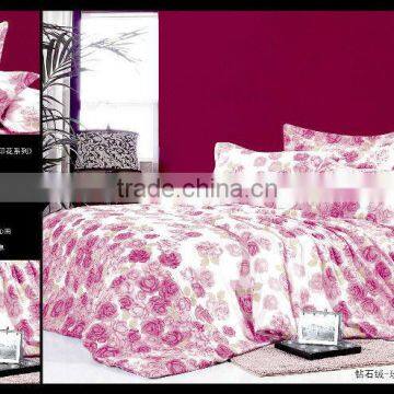 100% polyester fabricbedsheet set,80gsm,exporter,manufacturer,nantong factory