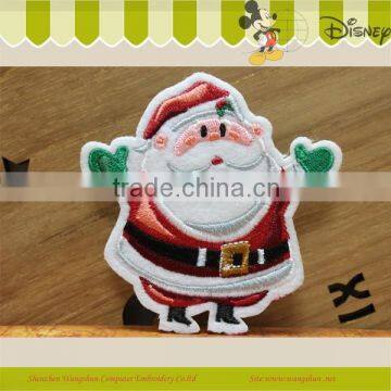2014 Hot Sale Decoration Logo Christmas Series Embroidery Badge Pin-On