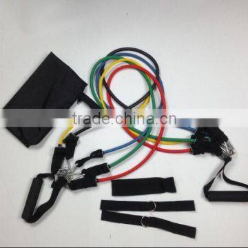 100% pure latex resistance band set