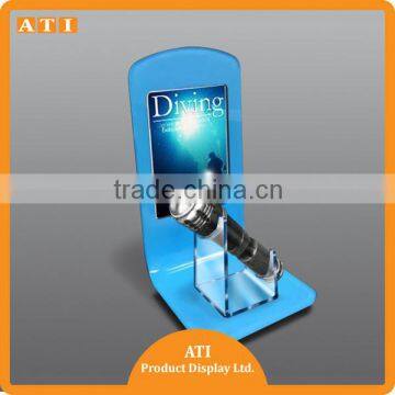 Factory factory price high quality clear acrylic product display stand for flashlight