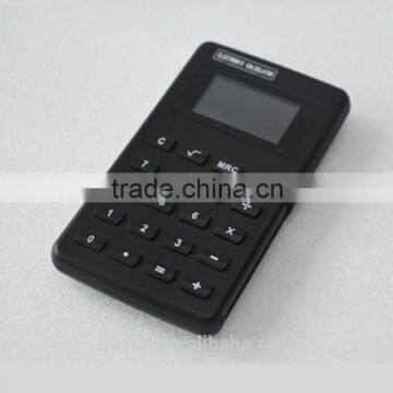 New MP4 Calculator with eBook, Video, Music, Pictures, Recorder, FM Radio, Emergency Button for eBook, Control Text Brightness