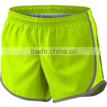 2015 running simple design compression shorts for hot ladies