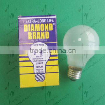 75W Frosted Bulb, Soft White, E27, 220-240V