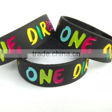 custom rubber bracelets bulk