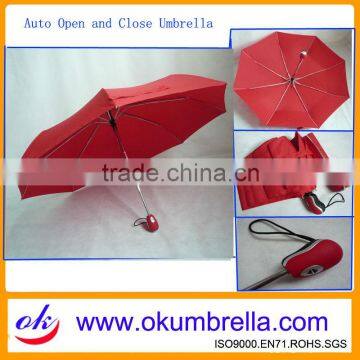 21 inch auto open and close 3 fold umbrella OKF324