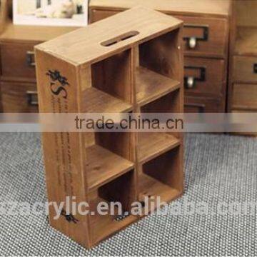 Multifunction Wooden Small Box Without Lid Customized