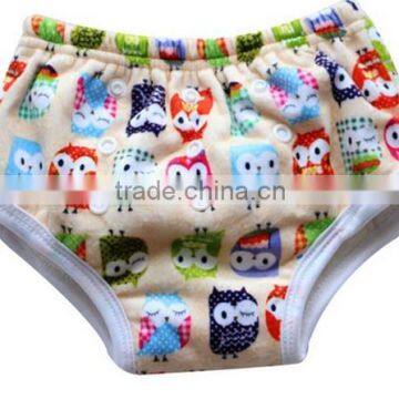 2016 popular!!!printed colorful PUL baby pants with polyester PUL outer layer and bamboo inner