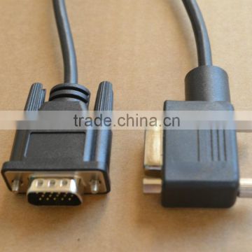 HD15 MALE to VGA FEMALE RIGHT ANGLE cable assembly