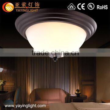 The classical European style ceiling light for bedroom,retro round ceiling lamp for living room LED light