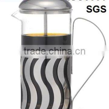 High quality stainless steel french coffee press (0.35L,0.6L,0.8L,1.0L)