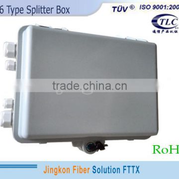 Outdoor 16 Core fiber optic PLC Splitter Distribution Box for FTTH