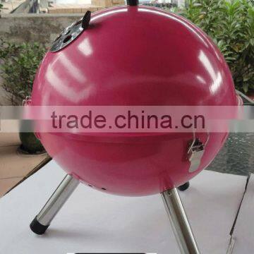 Portabe ball shape kettle charcoal grill