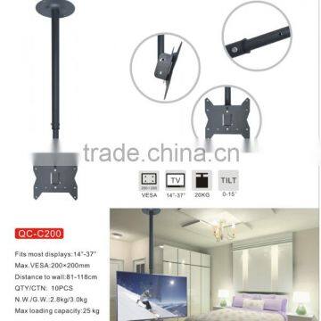 Ceiling Mount TV Bracket 360 Tilt Swivel LED LCD Plasma 14 to 37 inch screen