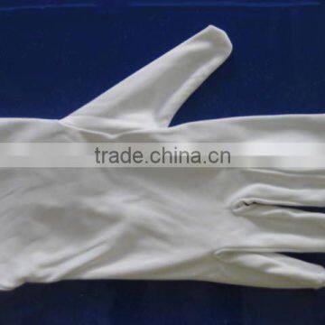 100% cotton gloves/ white/ hand production