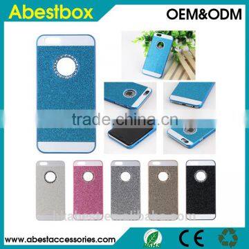 Hot Rhinestone Phone Case,Bling Logo Window Luxury Cover for IPhone 6 / 6S 4.7", for Iphone6 Shinning Back Cover Sparkling Case