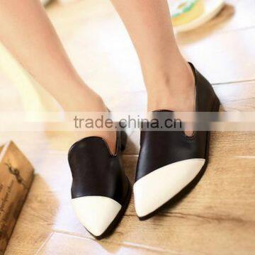 Fashion Ladies Summer Shoes Flat Lady Shoes Leather Women Shoes CP6669