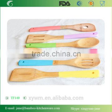 New Designs Bamboo Utensils, Multi color set