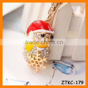 2014 Hot Selling Christmas Snowman Keychain , Bag Pendant ZTKC-179