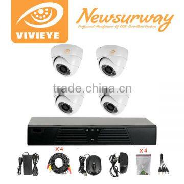 HD AHD h.264 4ch cctv dvr kit P2P Cloud ahd dvr kit