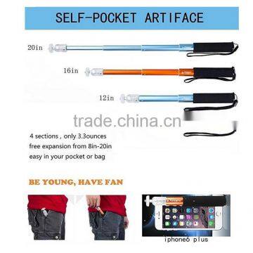 New CELLer Fotopro Portable Extendable Mini Monopod + Adjustable Phone Holder + Bluetooth Wireless Remote Shutter + Monopod Moun photo-3