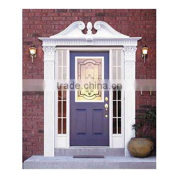 White Stone Carving Door Frame